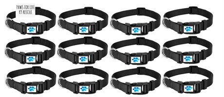 12 Pk. Paws for Life K9 Rescue Pet Collar (S)