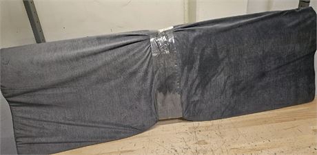 5'x18"x8" Bed Wedge Pillow Grey For Headrest