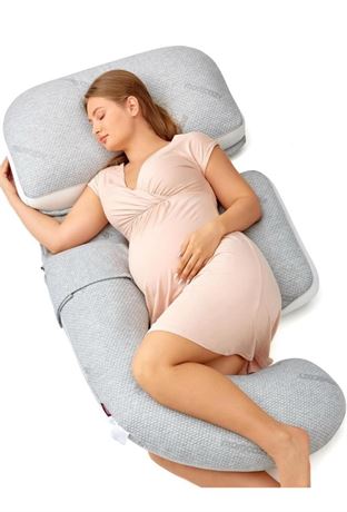 Momcozy G Shaped Pregnancy Pillow,