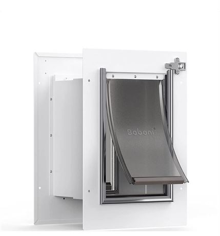 Baboni Pet Door for Wall, Steel Frame