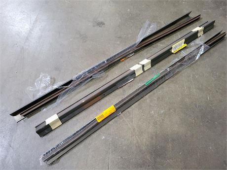 Set Of 3 Brown Drip Cap Door Bottom