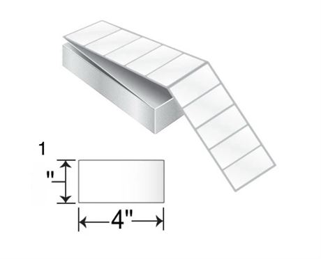 FANFOLD TT REMOVABLE PERF BLANK Labels