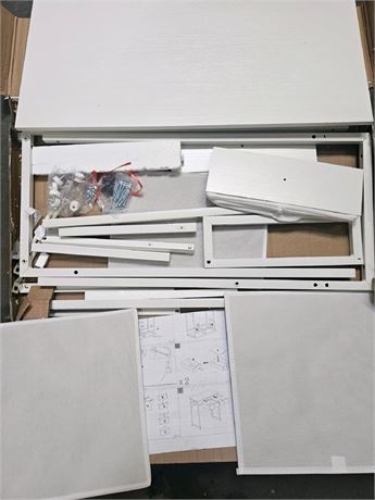 White Computer Desk Apporox 31"