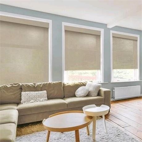Veneta Roller Shade 31in W x 54in L 300774-p