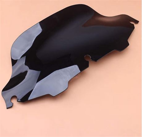 Motorcycle 8" Black Windshield Fairing
