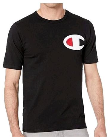 Small Champion Men's Tee Black