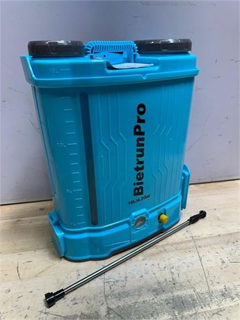 Battery Powered Backpack Sprayer 4 Gallon,
