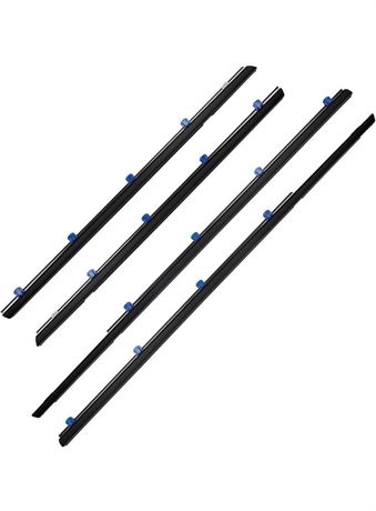 4PCS Weatherstrip Window Molding Trim