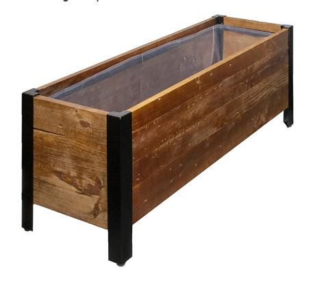 Amazon Basics Recycled Wood Planter