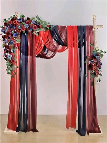 MISSPIN Artificial Wedding Arch Flowers