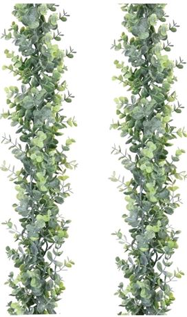 DearHouse Faux Eucalyptus Garland Plant,