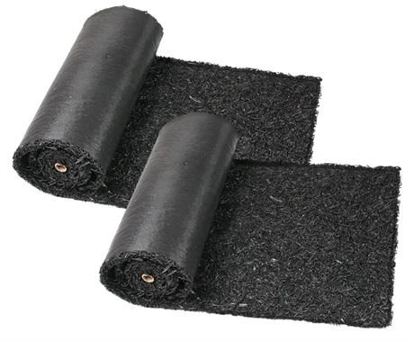 2 Pack Recycled Rubber Mulch Mat Roll