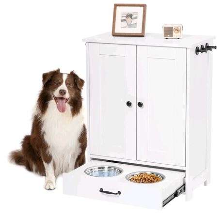 *ALINE FURNITURE Dog Feeding Station