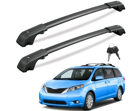 Lockable 220Lbs Roof Rack Cross Bars