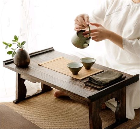 Japanese Wood Floor Table