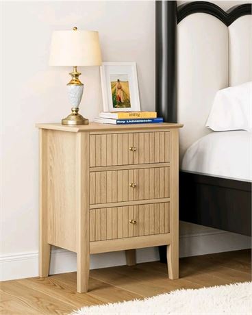 Fluted Nightstand, Farmhouse Night