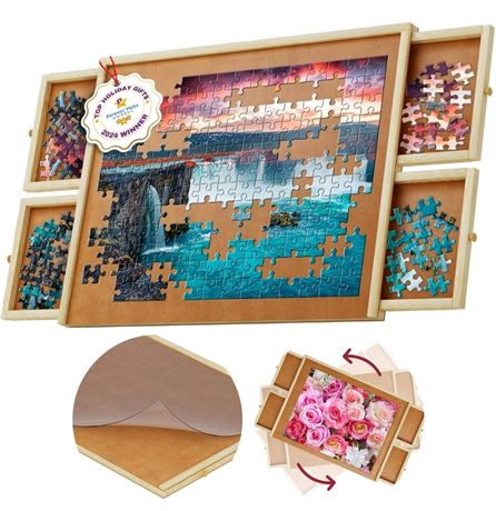 1000 Piece Wooden Jigsaw Puzzle Table