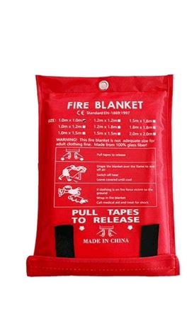 Heavy Duty Fire Blanket -4 Pack-