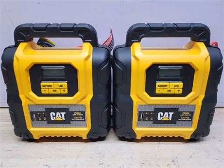 *Set of 2 CAT 2500A LITHIUM JUMP STARTER/INFLATOR