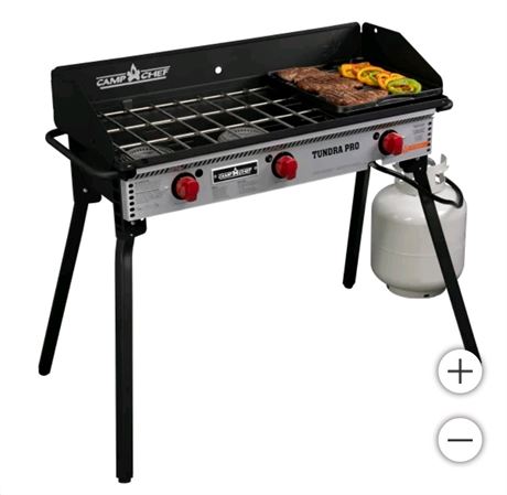 Camp Chef Tundra 3 Burner Stove with Griddle
