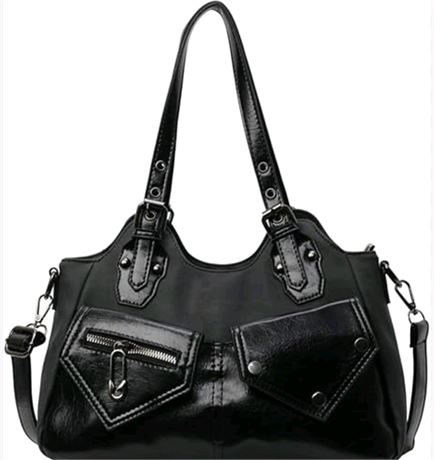Faux leather purse for women