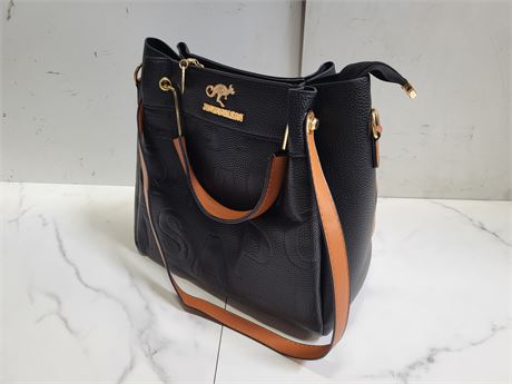 Black Leather Handbag
