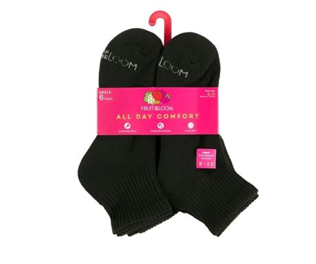 Size (8-12) Fruit of the Loom All Day Comfort