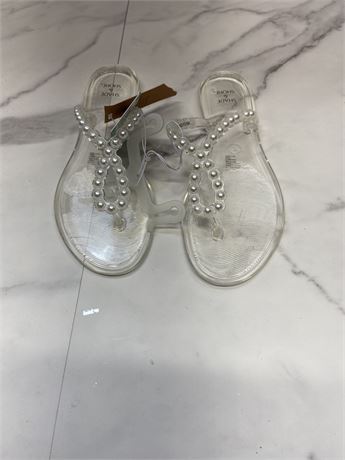 Clear Pearl Sandals