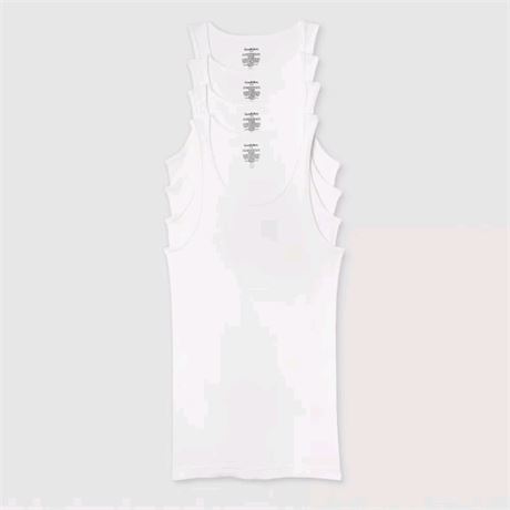 (XXL) Men's 4pk Ribbed Tank Top