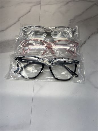 Set of 3 Fashion Glasses
