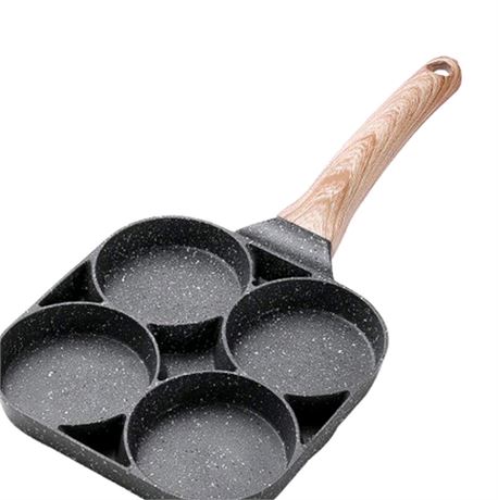 Burger and egg frying pan