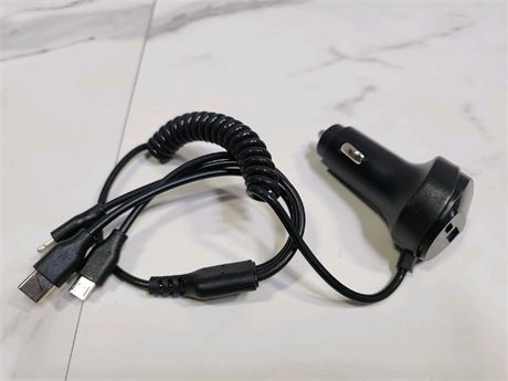 Three to one car charger