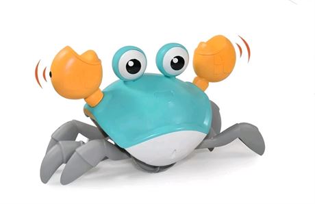 Interactive crawling crab