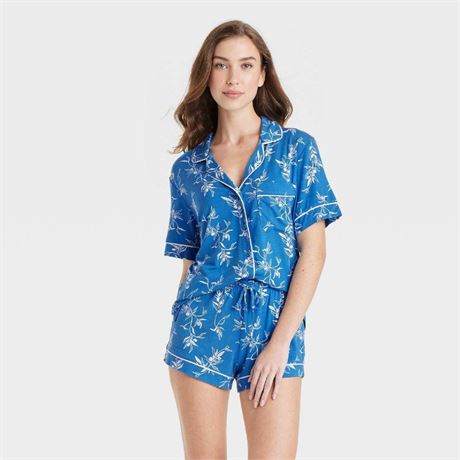 Women's Cloud Knit Short Sleeve Top and Shorts Pa
