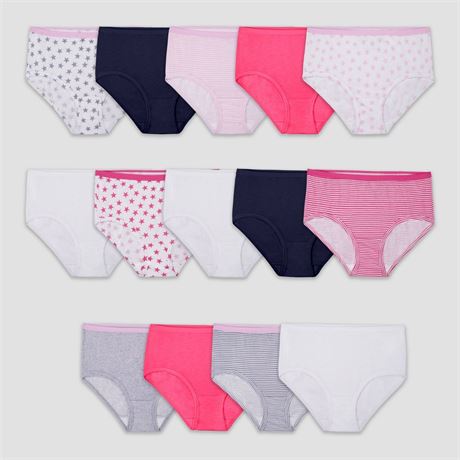 Fruit of the Loom Girls' 14pk Classic Briefs - Co