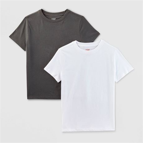 Boys' 2pk Short Sleeve Basic T-Shirt - Cat & Jack