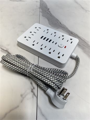 Power Strip with USB Charger