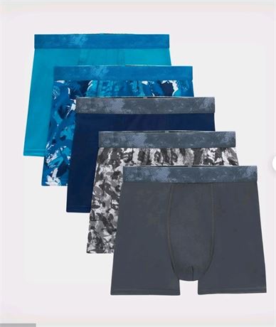 (L) Hanes Moves Boys' Breathable Boxer