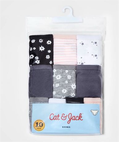 Girls' 10pk Cotton Bikini Underwea