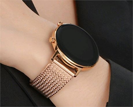 Smart watch for women rose pink