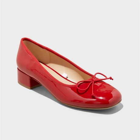 Women's Joy Ballet Pumps - a New Day Red 11