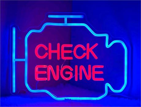 Check engine led sign