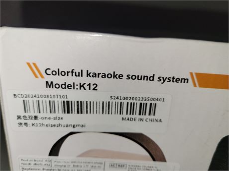 Karaoke Sound System K12