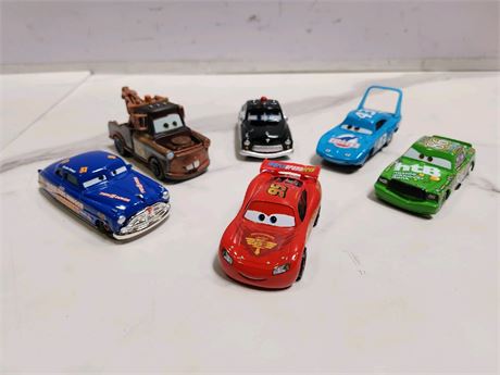 6 toy cars