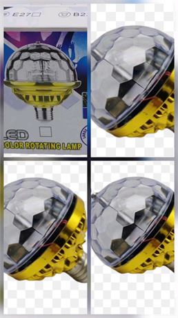 Six led color rotating lamp
