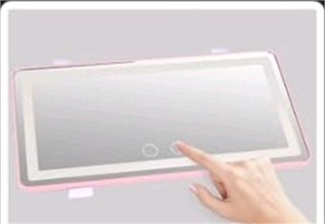 Passenger visor mirror light up
