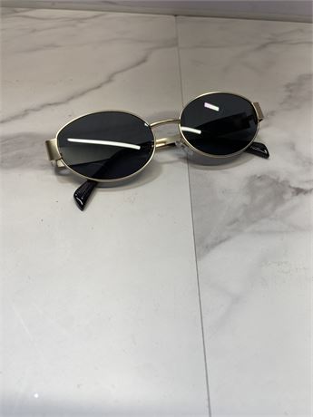 Round Gold Sunglasses