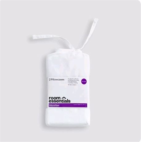 Microfiber Solid Pillowcase Set