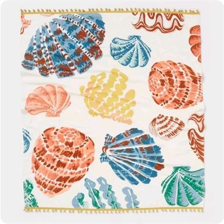 Sea Shells Oversized Jumbo Beach Towel