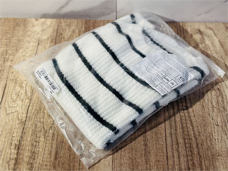 (M) Striped Knit Sweater